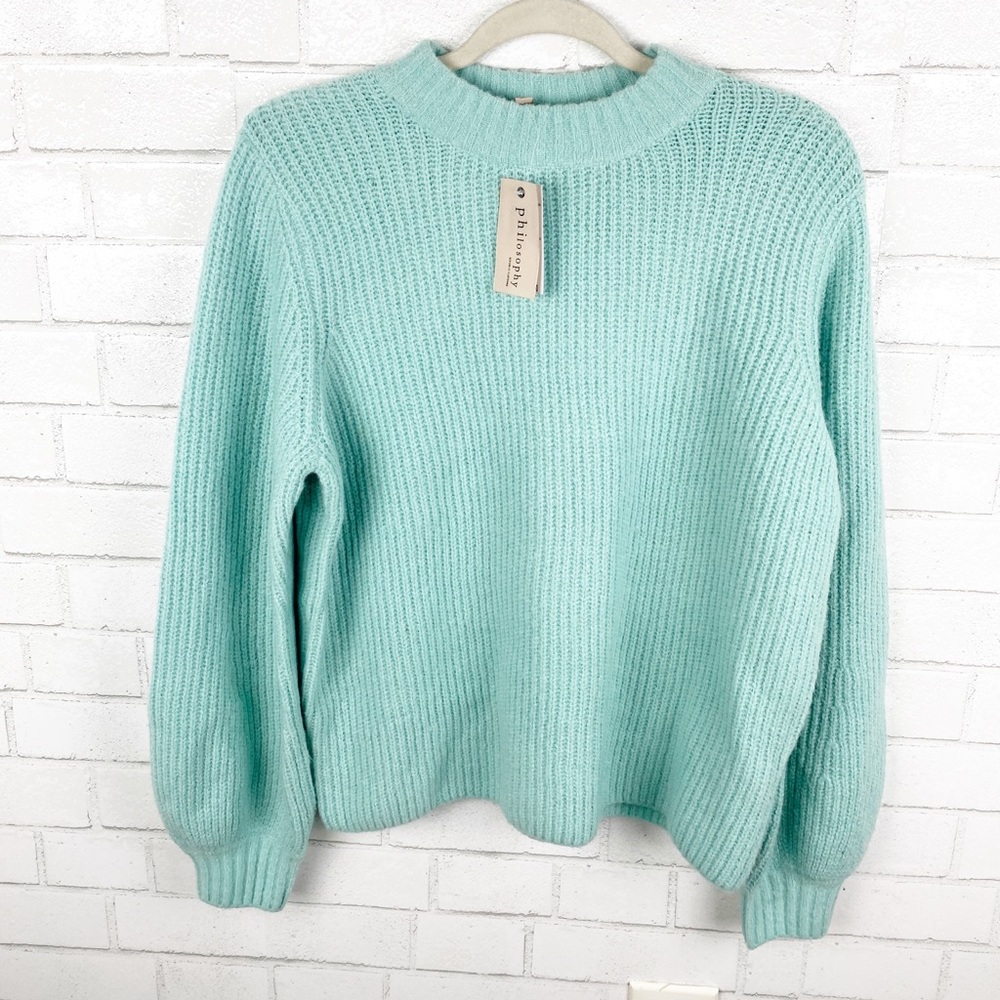Philosophy Knit Oversized Boxy Fit Sweater Size M